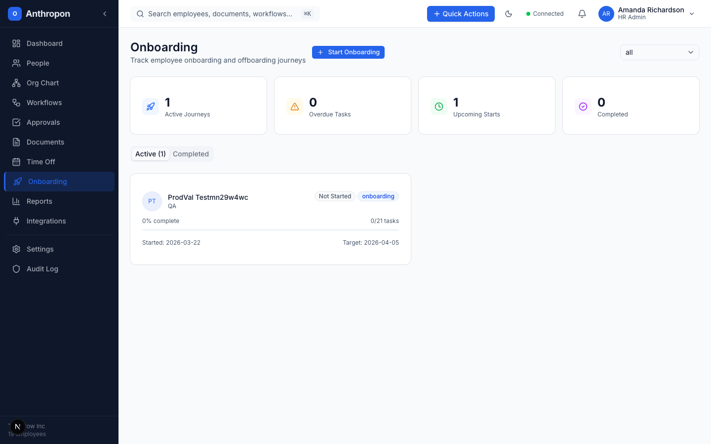 Onboarding and Offboarding